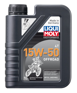 Масло моторное LiquiMoly 4T 15W-50 1л OffRoad полусинтетика